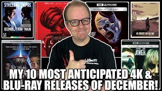 My 10 MOST Anticipated 4K And Bluray Releases Of December 2024!