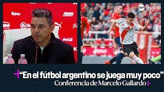 CONFERENCIA de Marcelo GALLARDO: "En el FÚTBOL ARGENTINO se JUEGA MUY POCO"