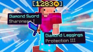 Rushing PROT 3 Diamond Armor in Bedwars!