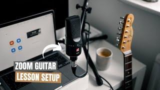 Online Guitar Lesson Setup Made Easy