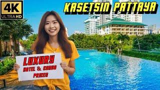 Pattaya Kasetsin Luxury Hotel and Condos with cheap prices in High Season   2024 Jomtien  Thailand