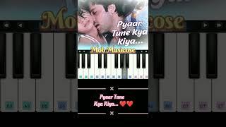 Pyaar Tune Kya Kiya | Alka Yagnik, Sonu Nigam | Piano Tutorial | #SonuNigam #PyarTuneKyaKiya #Shorts