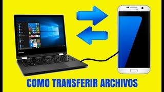 Como PASAR FOTOS Y ARCHIVOS del celular movil al ordenador portátil o PC