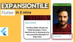 Flutter Tutorial | Expandable Info Card | ExpansionTile