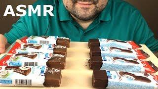 ASMR Dessert Kinder Pingui Chocolate and Coconut (Soft Eating Sounds) NO TALKING