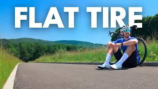 I got my first FLAT TIRE. Now what? (becoming a cyclist ep. 13)