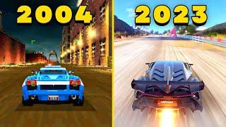 Evolution of Asphalt Games 2004-2023