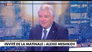 Alexey Meshkov, Ambassadeur de Russie en France sur CNEWS, le 4 octobre 2022