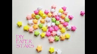 Бумажные звездочки своими руками. DIY paper stars