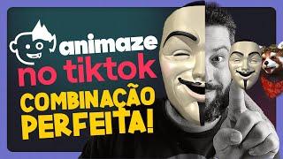 ANIMAZE no TikTok Live Studio | Faça live sem aparecer! - TUTORIAL VTUBER WEBCAM