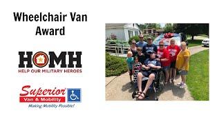 Wheelchair Van for U.S. Navy veteran | Help Our Military Heroes and Superior Van & Mobility