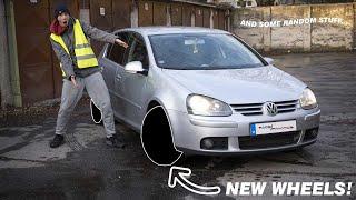 New wheels for our VW Golf project car!! │Project Golf PT.2