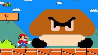 Cat Mario: Super Mario Bros. but Everything Mario touch turn to Longer