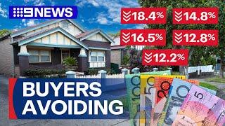 Sydney buyers avoiding suburbs despite drop in prices | 9 News Australia