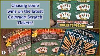 DECO DOLLARS AND JOKER POKER!! Chasing some wins! Colorado Lotto Scratch Tickets