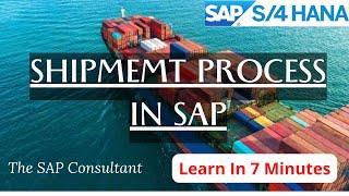 Shipment process in sap | Transportation in sap | The SAP Consultant | SAP MM | SAP LE | SAP SD