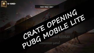 PUBG MOBILE LITE NEW CRATE OPENING