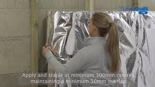 How to install YBS ThermaQuilt Lite insulation in a Timber Frame application