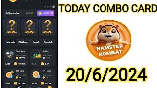 Hamster Kombat 20 June Daily Combo Card  Daily Combo Today