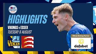 Highlights: Yorkshire Vikings vs Essex - Metro Bank One Day Cup - Cliff and Wharton star