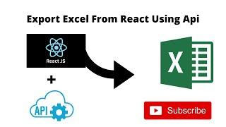 Export Excel data from react project using web api