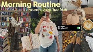 September bookish morning routine   Book shopping & productive fall mornings