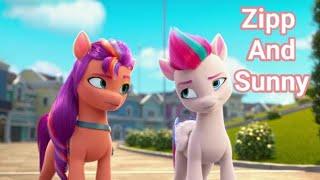 Cute Zipp Storm and Sunny Starscout in MLP: Make Your Mark!  #mlp #mlpg5 #mym