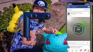 How to Facebook 3D Photo w/ iPhone or Kandao Qoocam 3D depth map camera