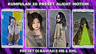 Kumpulan 20 Preset Base Alight Motion Jedag Jedug Viral Tiktok Terbaru 2022 | Dibawah 5mb & Xml