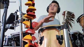 Despacito - Justin Bieber ft. Luis Fonsi & Daddy Yankee | Despacito Cover Conga Drum Indonesia