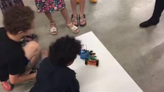 Young People Playing With STEAMbots at the Chattanooga Public Library