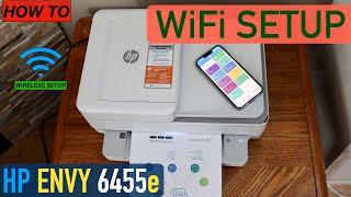 HP Envy 6455e Printer WiFi Setup.