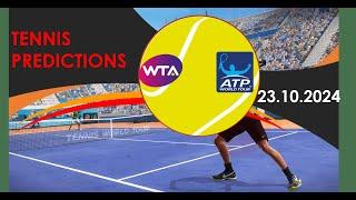 Tennis Predictions Today|ATP Vienna|ATP Basel|WTA Tokyo|WTA Guangzhou|Tennis Betting Tips