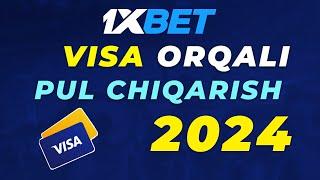 1xbet visa orqali pul yechish