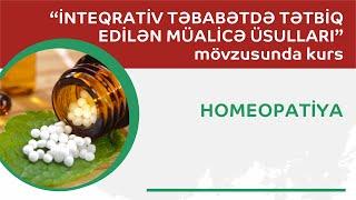 Mühazirə 2. Homeopatiya