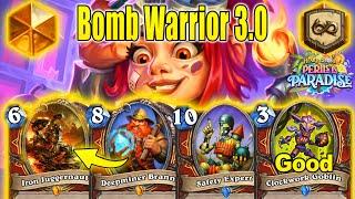 NEW Bomb Warrior 3.0 Deck Is Back In 2024 With Crazy OP Cards At Perils in Paradise | Hearthstone