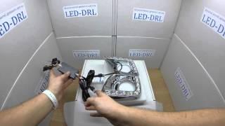 DRL штатные дневные ходовые огни LED- DRL для Prado 150 V3 2009-2013