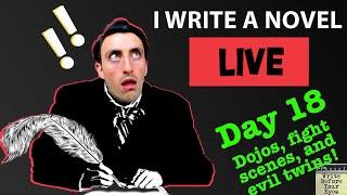 I write a novel(LIVE):DAY 18 Watch me write a novel in real-time. Lots of writing advice for authors