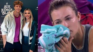 Jannik Sinner's girlfriend Anna Kalinskaya broke down in tears