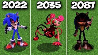 mommy or sonic 2022 vs 2035 vs 2087