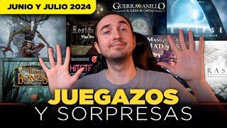 JUEGAZOS Y SORPRESAS JUNIO y JULIO 2024 | Últimas Partidas | Juegos de Mesa