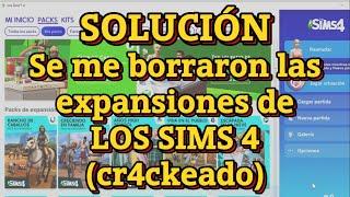 SOLUCION: Se me ELIMINARON las EXPANSIONES de LOS SIMS 4 (Cr4ckeado) #lossims4 #gratis #comedy