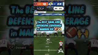 The BEST Goal Line DEFENSIVE Coverage in MADDEN 23! #madden23