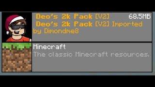 TimeDeo's 2k Pack [REVAMP] For Minecraft PE