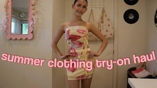 summer clothing try-on haul 2025! 