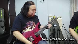 Mr. CSM ( ဆရာချစ် ) making and testing his Valeton GP-100 presets .