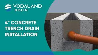 Vodaland - 4" concrete installation video