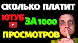 Сколько платит Ютуб за 1000 просмотров в 2021 и за миллион просмотров новичкам