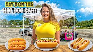 Day 8 at the  Hot Dog Cart… and I was a Hot Mess 