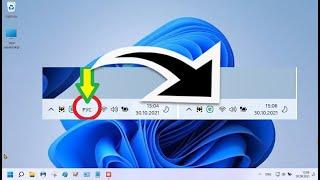 Как на windows 11 убрать языковую панель или закрепить если пропала